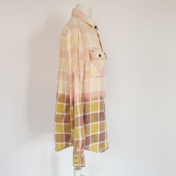 Refashioned 90's Grunge Flannel (M) - Picture 3 of 9